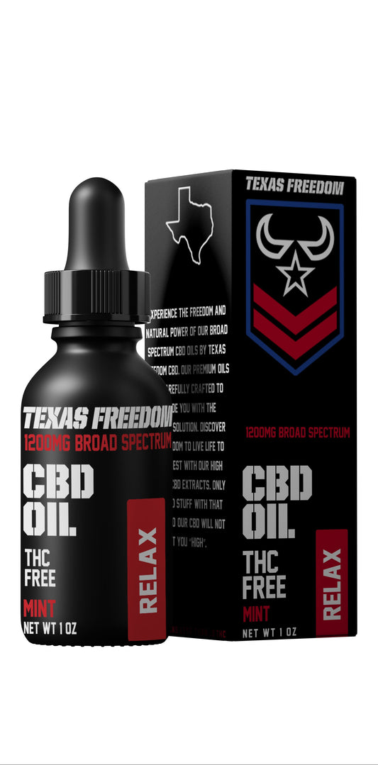 Broad Spectrum (THC Free) CBD Oil - Texas Freedom