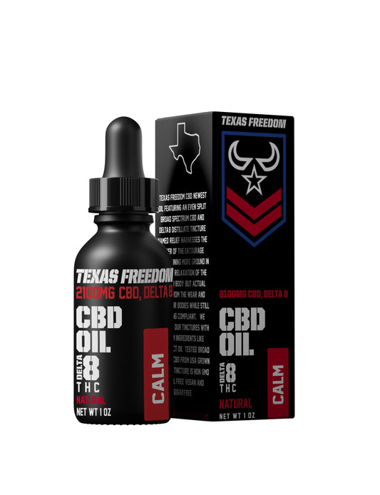 CBD Oil + Delta-8 - Texas Freedom