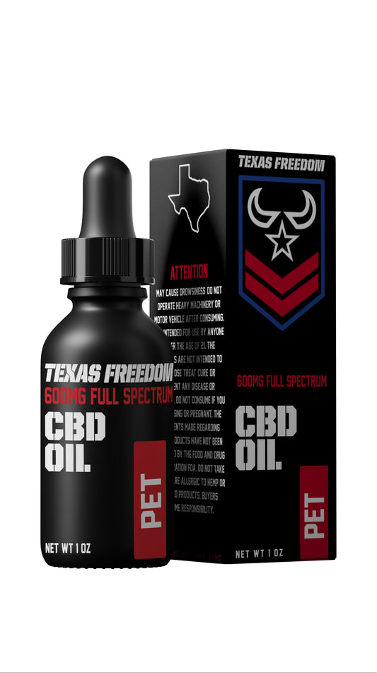 Pet Oil 600mg - Texas Freedom