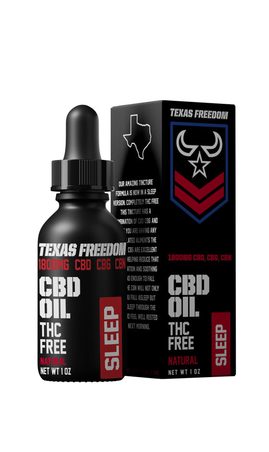 Sleep Oil (THC Free) 1800mg - Texas Freedom